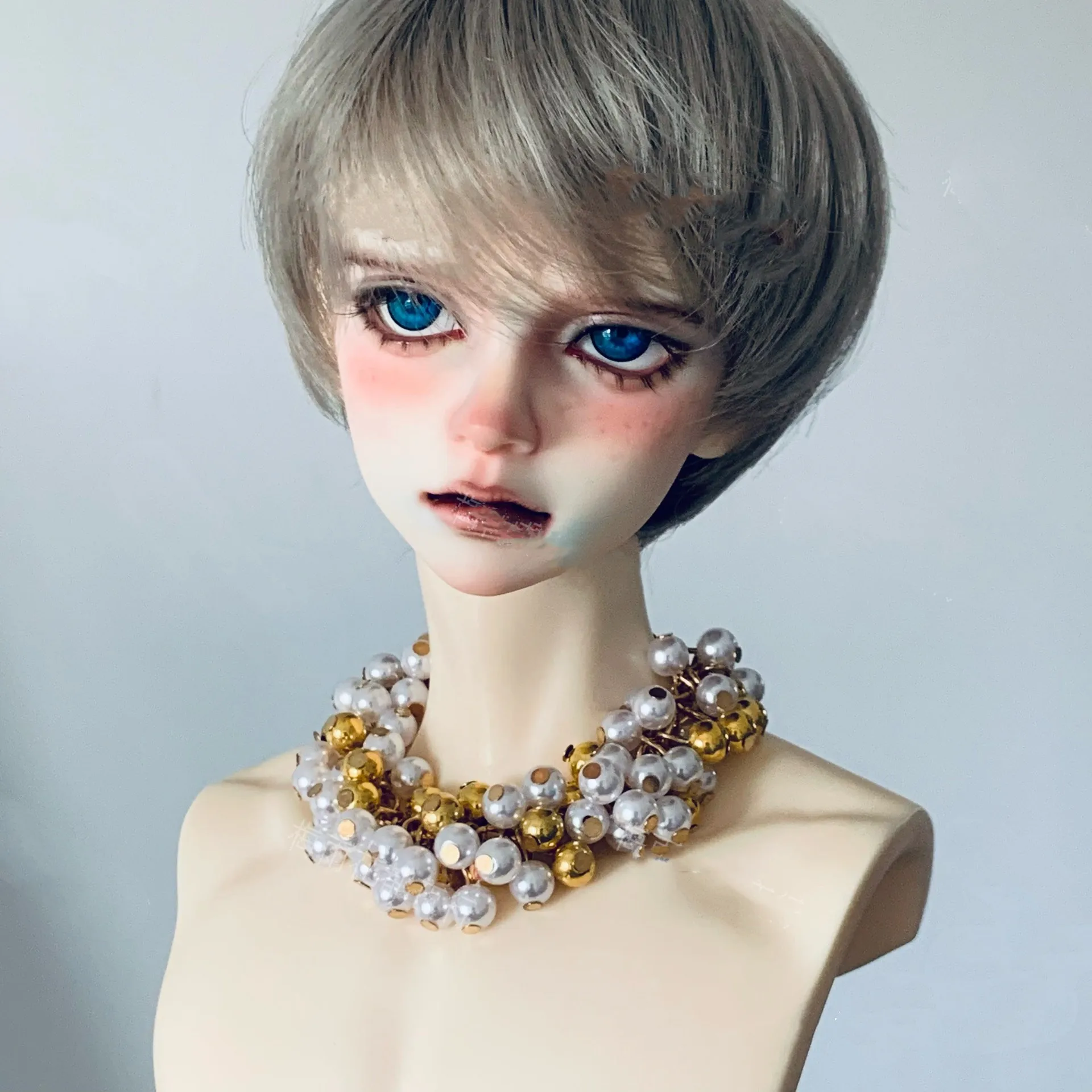 1/3 BJD Doll Necklace Uncle Universal Channeled Bead Jewelry