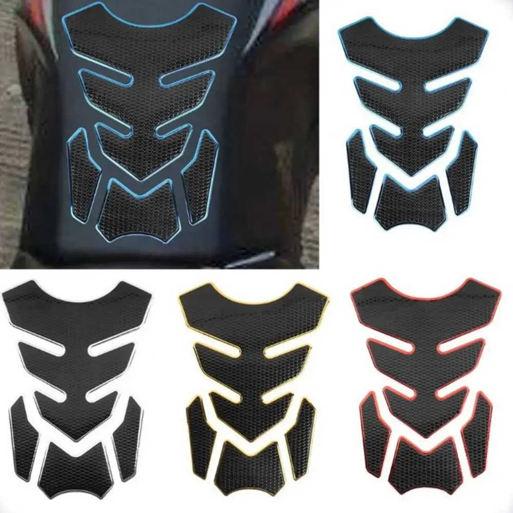 Motorcycle Tank Decal 3D Motorcycle Gas Tank Sticker Self Adhesive Waterproof Universal Fuel Tank Protector Decal Accessories