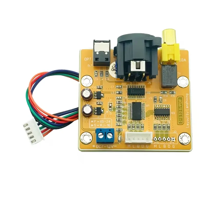 B92B-GY-770 Nvarcher IIS para conversor de saída coaxial interface USB óptica I2S S/PDIF para a Itália