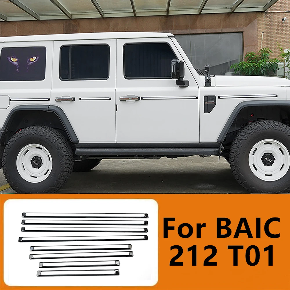 Tira Decorativa para Carrocería de Coche, Tira Anticolisión, Compatible con BACI 212 T01, Tira Decorativa Antiarañazos para Puerta de Coche, Accesorios Exteriores