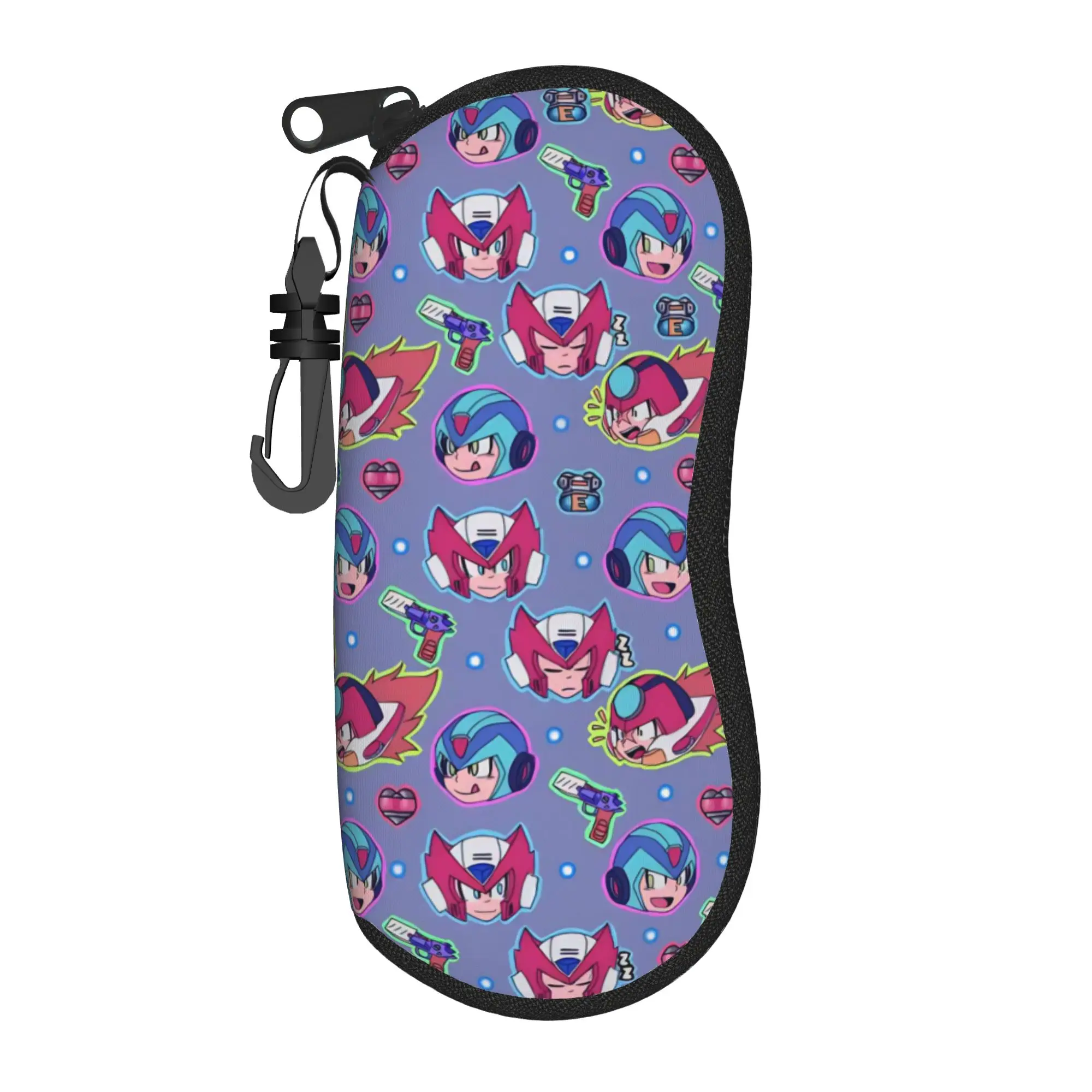 Harajuku Cartoon Glasses Case Mega man Accessories  Box  Eyewear Storage Box Ins Style Eye Contacts Case