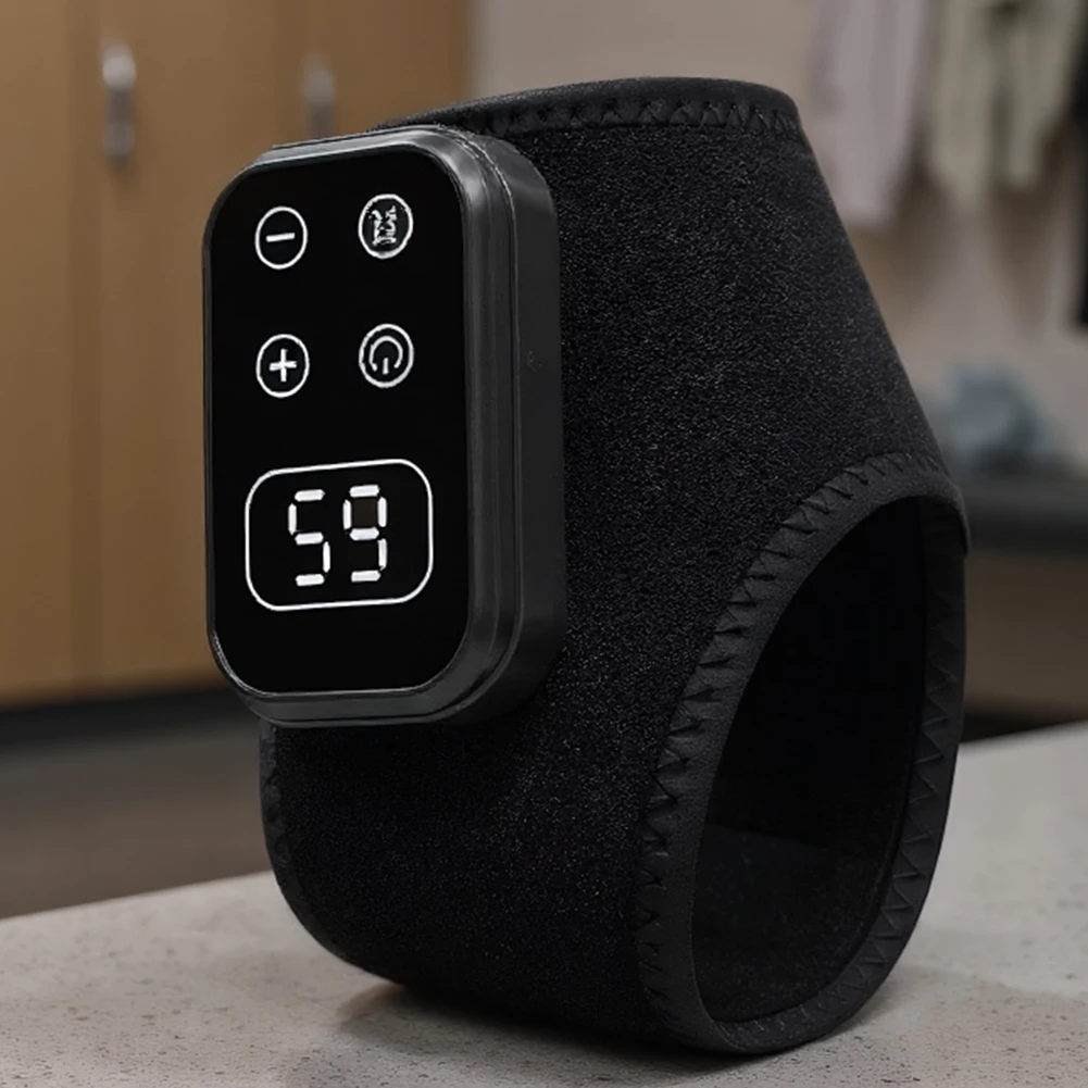 

Портативный массажер для ног, ветрозащитный вибрационный массажер для ног, электрический нагревательный инструмент для ухода за суставами для домашнего офиса, снимает усталость