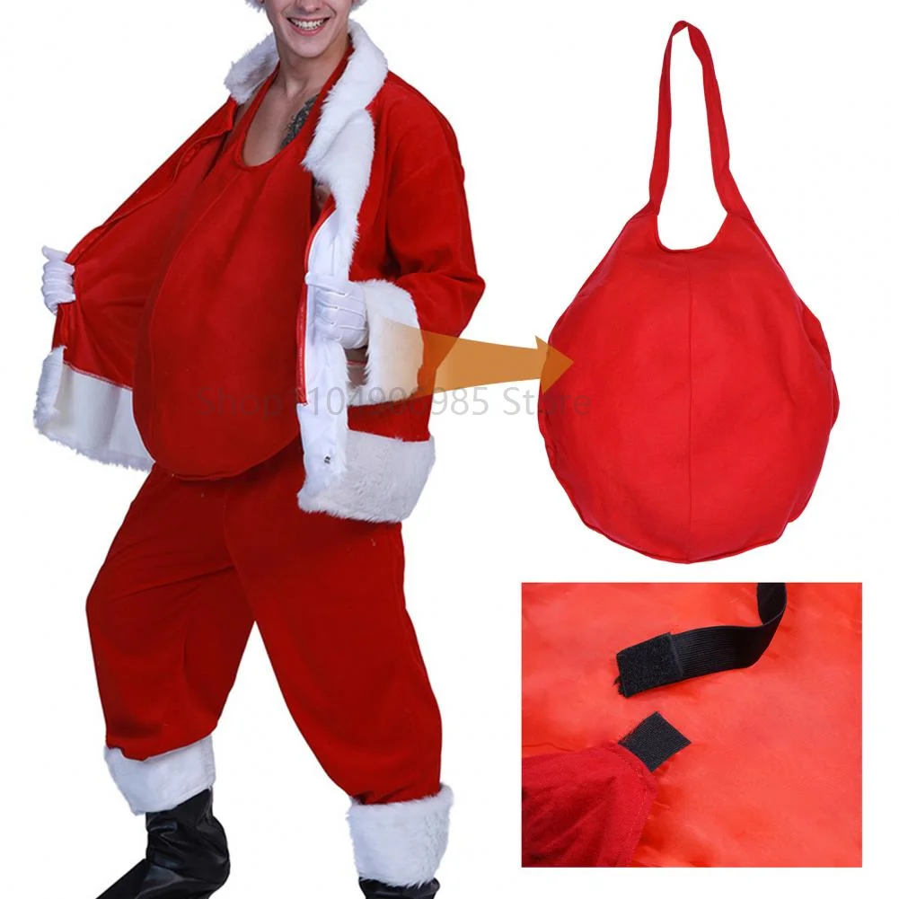 Weihnachten Santa Claus Cosplay Gefälschte Bauch Falsche Schwangerschaft Bauch Cosplay Film Requisiten Weihnachten Santa Claus Cosplay Gefälschte Bauch Weste