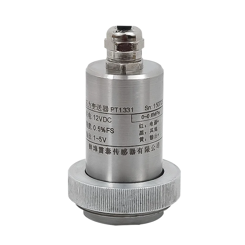 Pressure Sensor Transmitter 0-5V Sanitary Chuck Quick Loading Chuck Beer Milk Beverage Pressure Transducer Hydraulic Gauge 24VDC