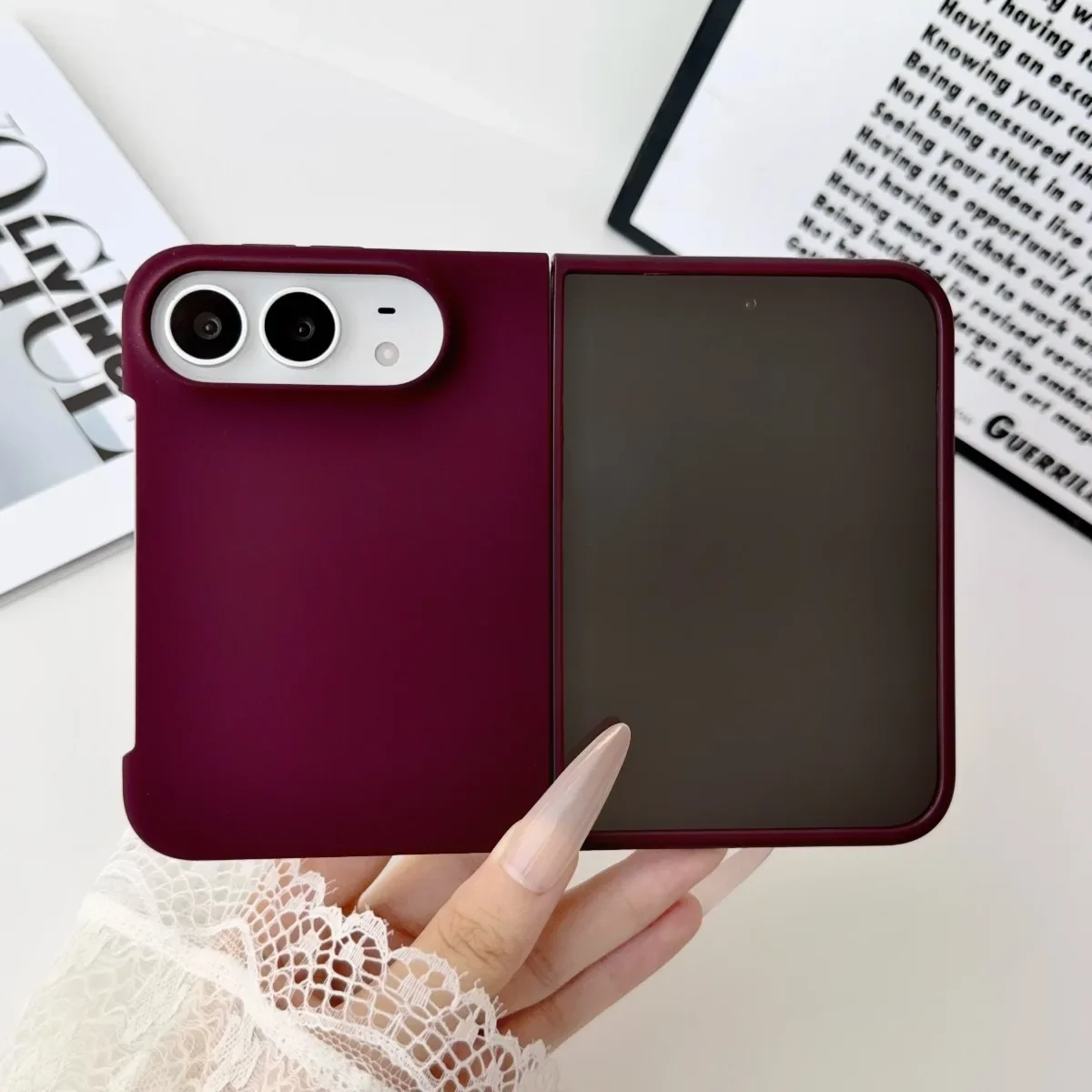 For iPhone Duo Foldable Phone Liquid Silicone Magnetic Case For iPhone Ultra Original For Magsafe Shockproof Protector Cover