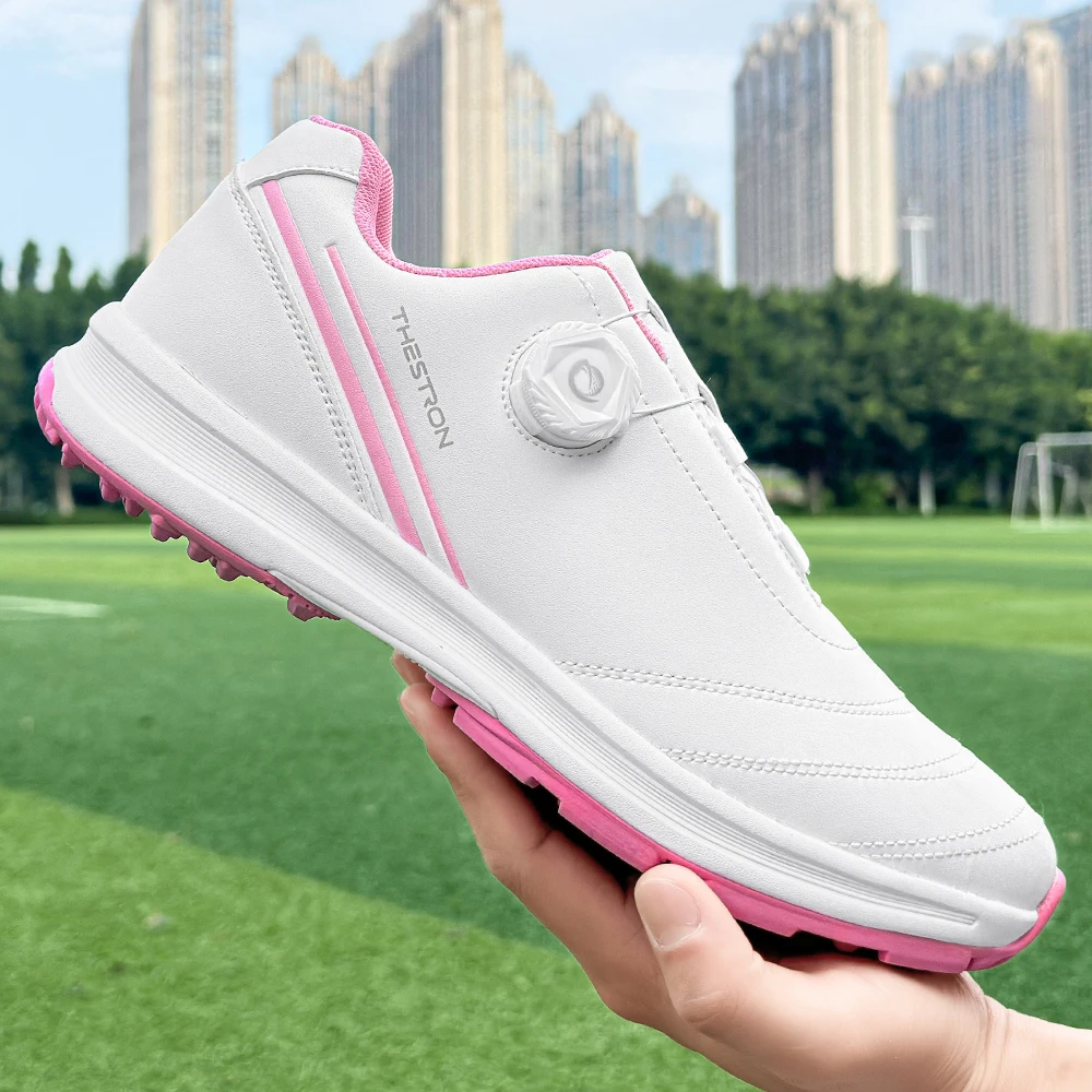 

New Women Golf Shoes Professional Golfing Sneakers Outdoor Walking Footwears for Golfers