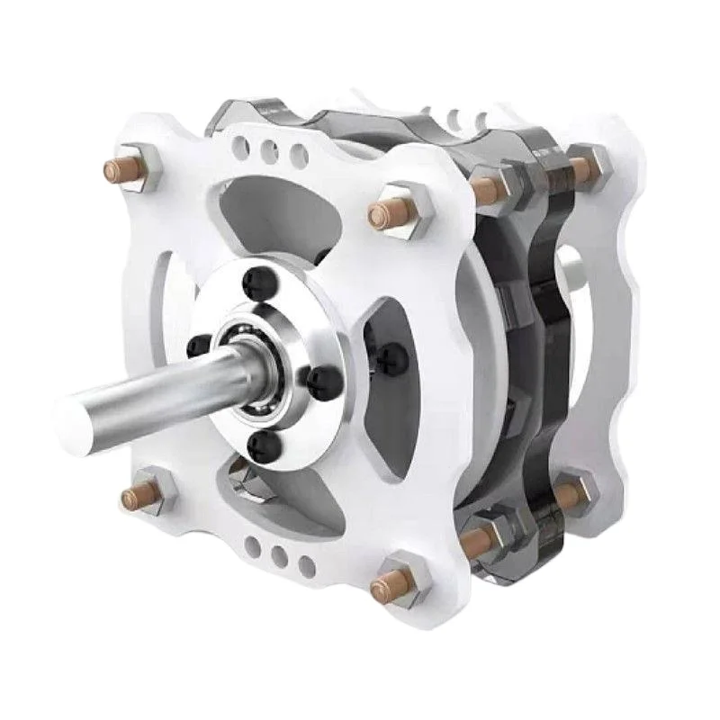 High-power DIY disc permanent magnet coreless generator, low-speed, high-efficiency wind-hydraulic free energy exploration