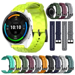 20 22mm Soft Silicone Band For Garmin Forerunner 265 255 245 645 Misic Venu 3 2 Plus Sq/Vivoactive 5 4 Bracelet Strap Watchband