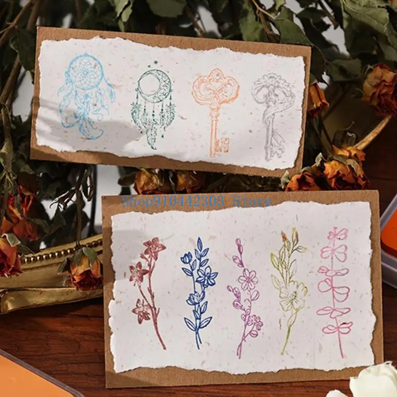 L4MD Timbro portatile per scrapbooking realizzato in ABS e materiali ecologici