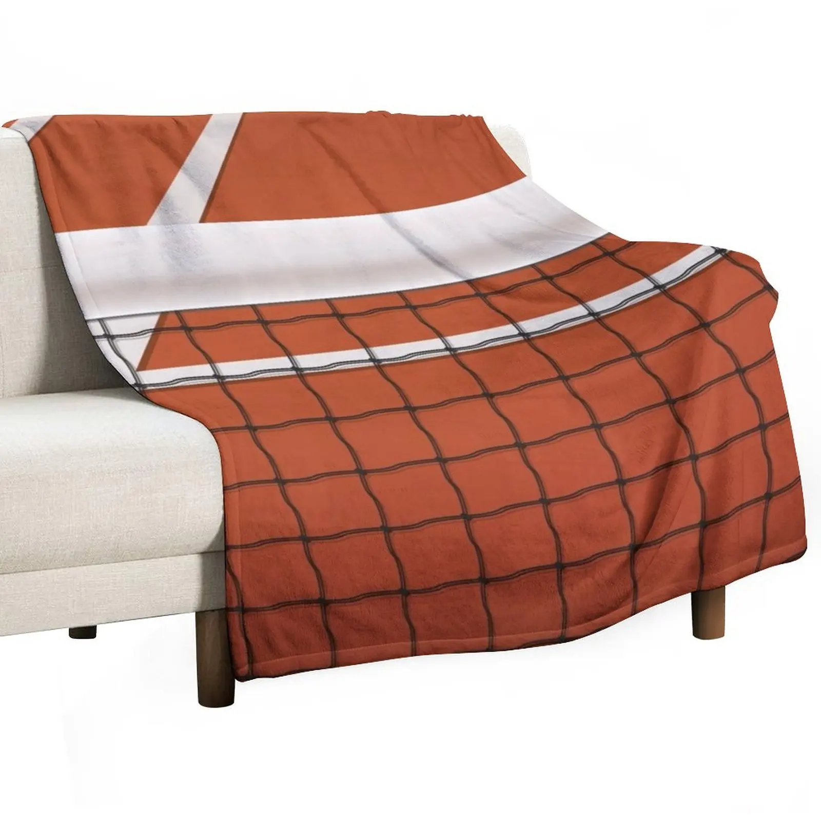 Tennis Clay Court Game Set Match Player Family Tennis Throw Blanket heavy to sleep Plush Stuffeds Camping Blankets