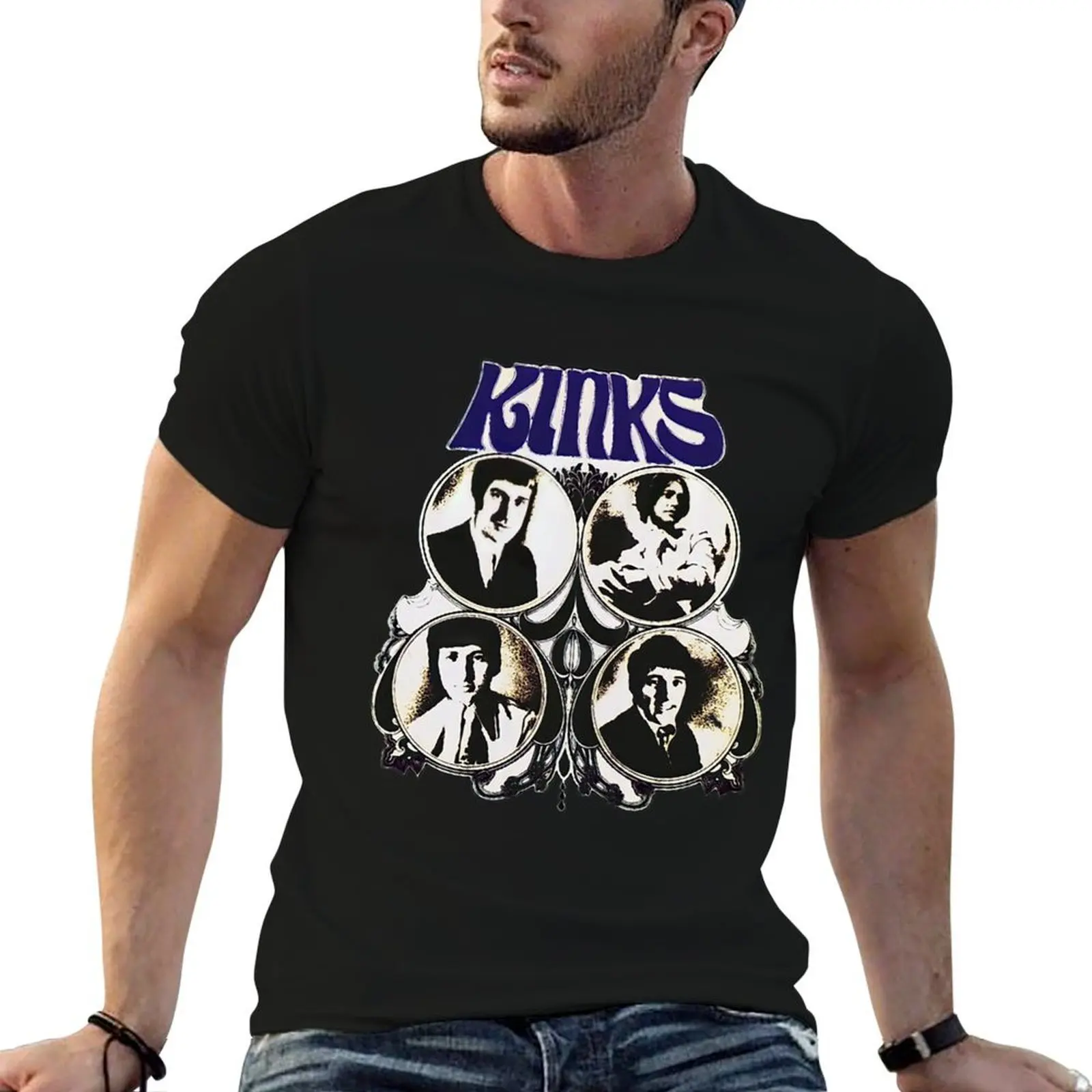 

Kinks T-Shirt man t shirts high quality luxury brand t shirts for man graphic funny T-Shirt
