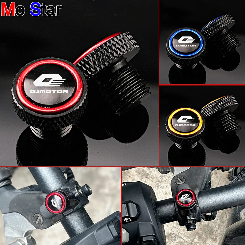 

For QJMOTO QJ SRT 800 800X 800SX SVT 650 X SRT700 SRT 800 700 650 550 Accessories M10*1.25 CNC Mirror Hole Plugs Screws Bolt