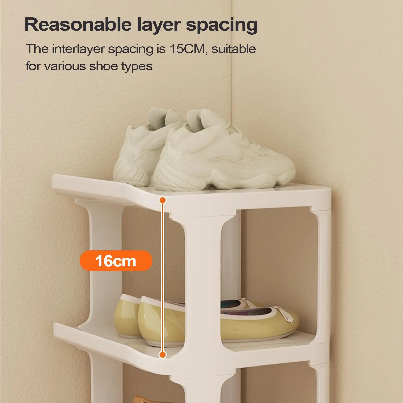 Multi Tier Shoe Rack Household Shoe Shelf Freestanding Slipper Organizer 9-Tier Sneaker Holder Shelf For Doorway Bedroom