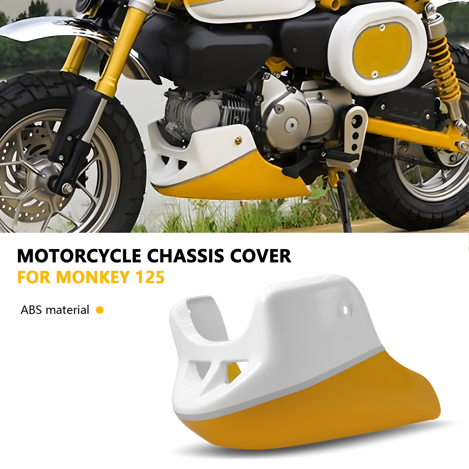 For Honda MONKEY125 2020 19 Monkey 125 2018 Motorcycle Accessories Chassis expedition Skid Plate Engine Chassis Protective Guard