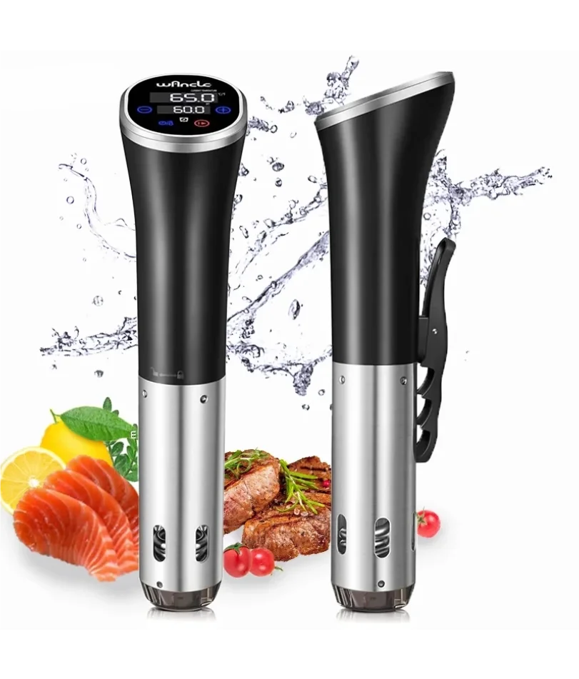 

Wancle 1100W Sous Vide Cooker LCD Touch Immersion Circulator Accurate Cooking IPX7 Waterproof Vacuum Cooker with Digital Display