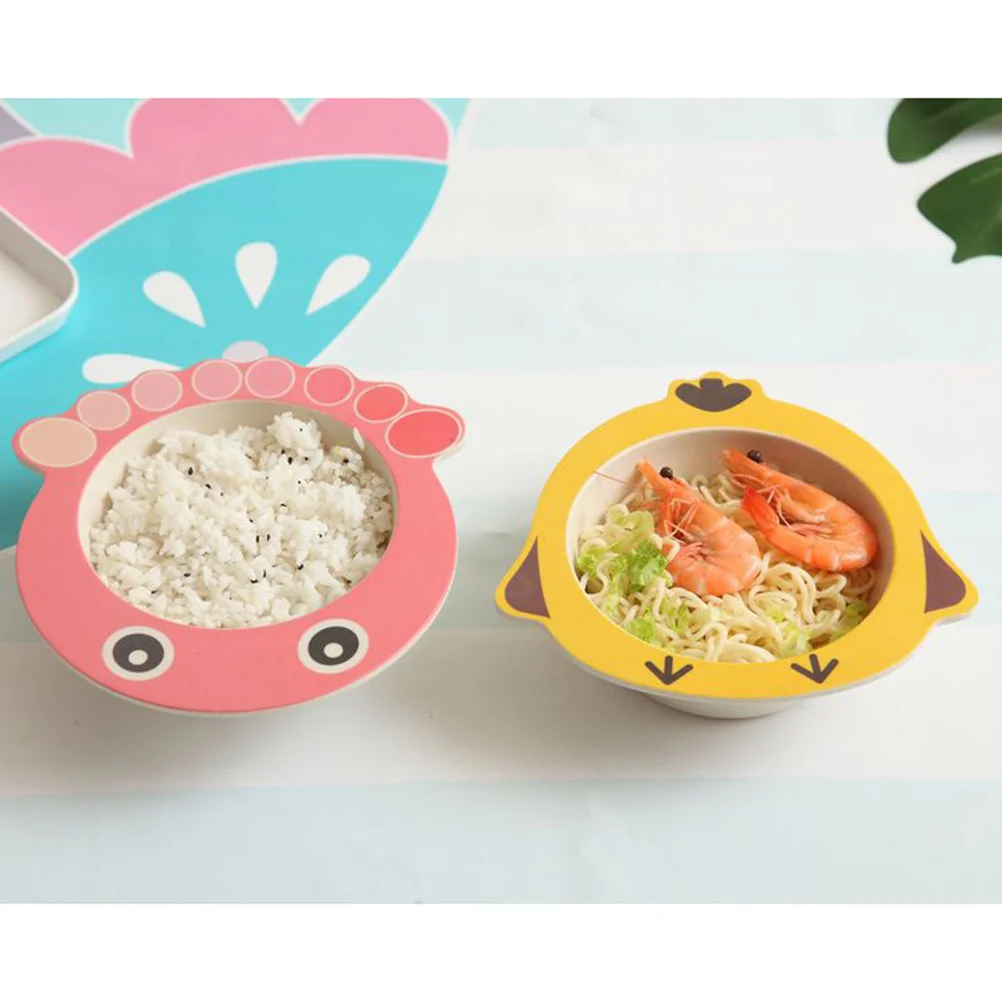 وعاء من ألياف الخيزران على شكل الأخطبوط مناسب وخفيف الوزن وغير قابل للكسر وحبوب الفواكه وحفلات الآيس كريم والنزهات #3