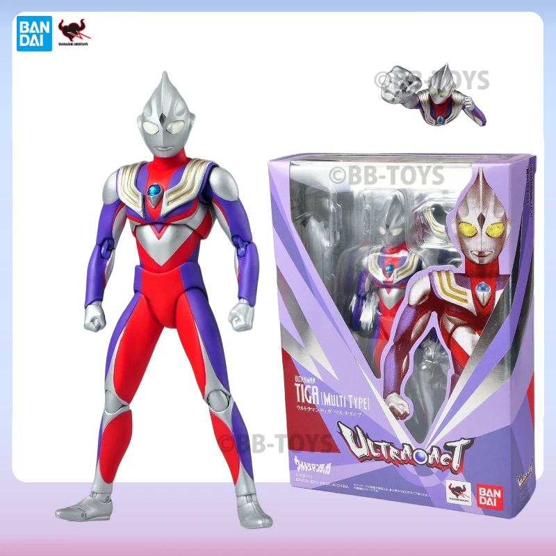 

In Stock Bandai Ultra-ACT Ultraman Series Tiga Composite Joints Movable Anime Action Figure Collectible Original Box Finished