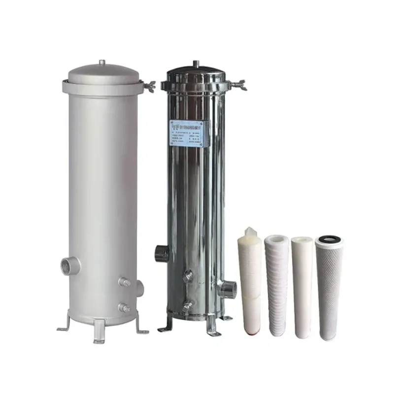 304 Stainless Steel Security Filter Cartridge Housing Industrial Water Purifier Shell For Water Treatment Equipment