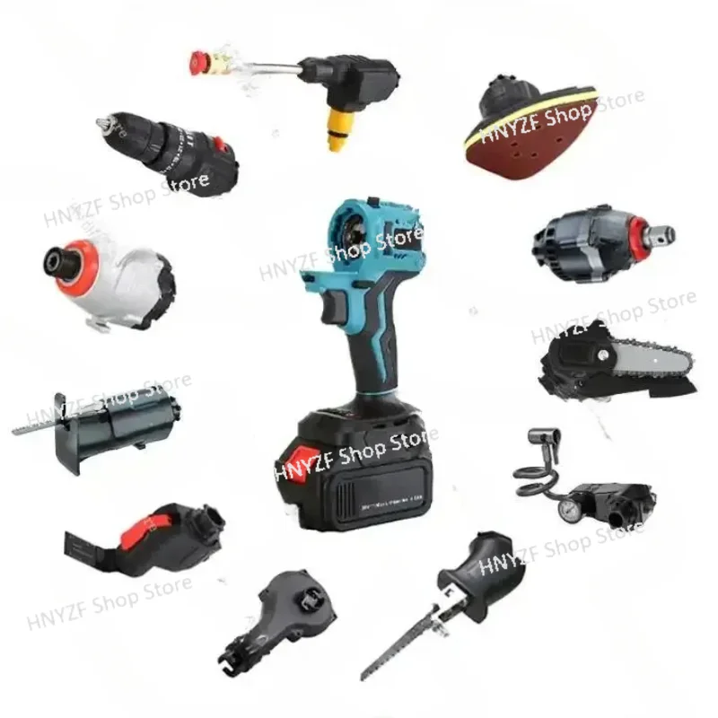 Electric Saw Polisher Drill Combo Kit, Multi Tools, Power Tools, Wrenches Tool Set Box