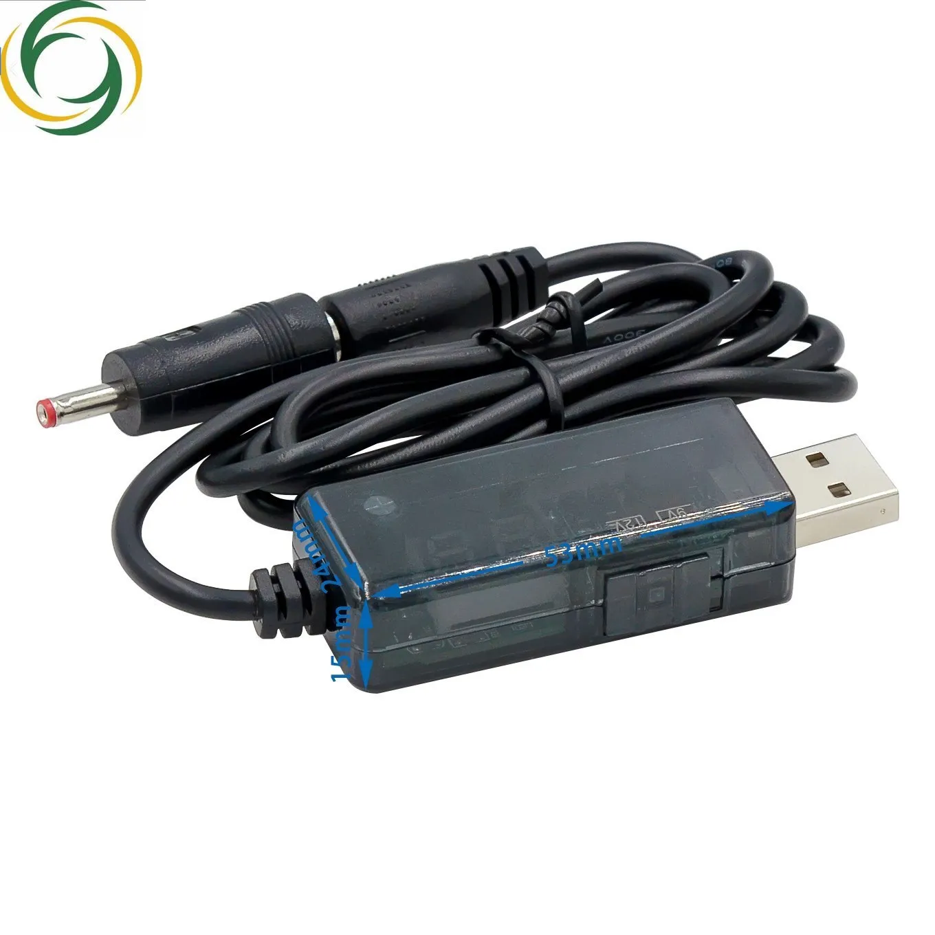 

5pcs/lot USB Boost Converter DC 5V to 9V 12V USB Step-up Converter Cable + 3.5x1.35mm Connecter For Power Supply/Charger/Power