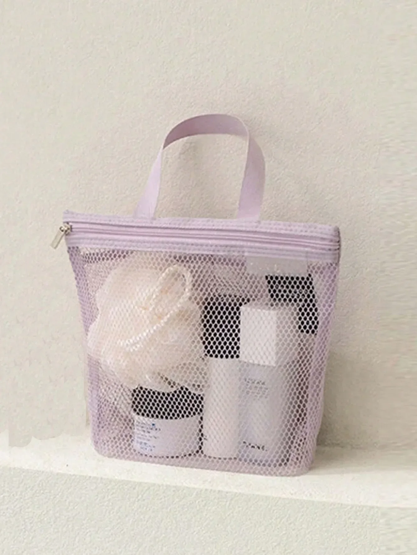 Large-capacity Makeup Bag with Multiple Compartments, Home and Travel Organizer for Toiletries and Cosmetics product image