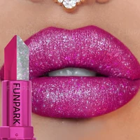1PC Rouge à lèvres mat bicolore scintillant sexy, cosmétiques faciles à appliquer, teinte à lèvres, maquillage, rouge à lèvres rose haute pigmentation, gloss à lèvres 1