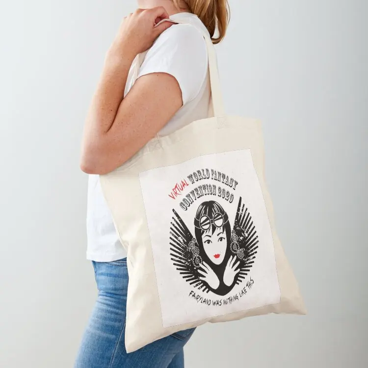

Virtual World Fantasy 2020 Logo Tote Bag woman shopping bag Reusable bags Eco bag
