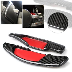 Carbon Fiber Car Steering Wheel Shift Paddle Extension Shiter Left & Right For BMW 5Series G30 G38 7 Series G10 G12