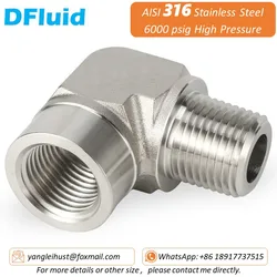 SUS 316 Female to Male Thread ELBOW NPT BSPT 1/8