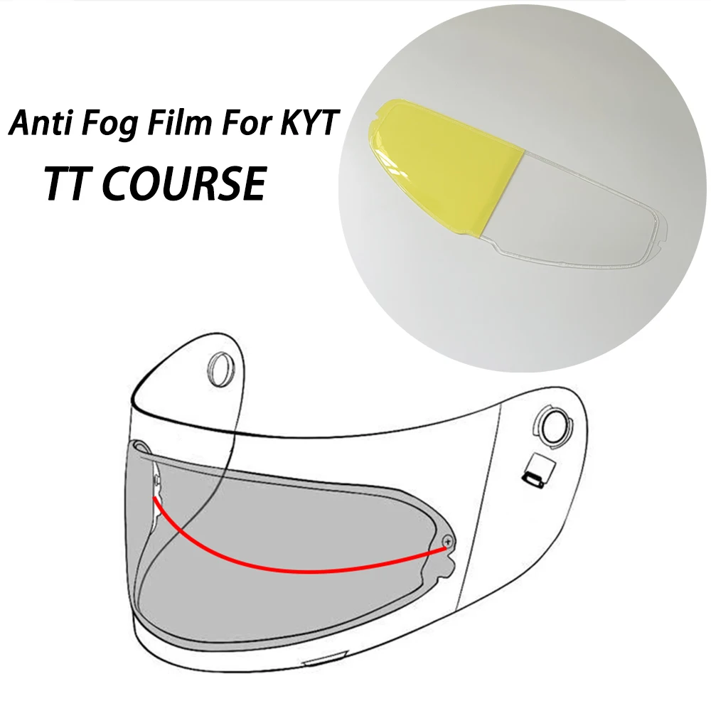 

Motorcycle Helmet Visor Insert Anti-Fog Clear For KYT TT Course TTC