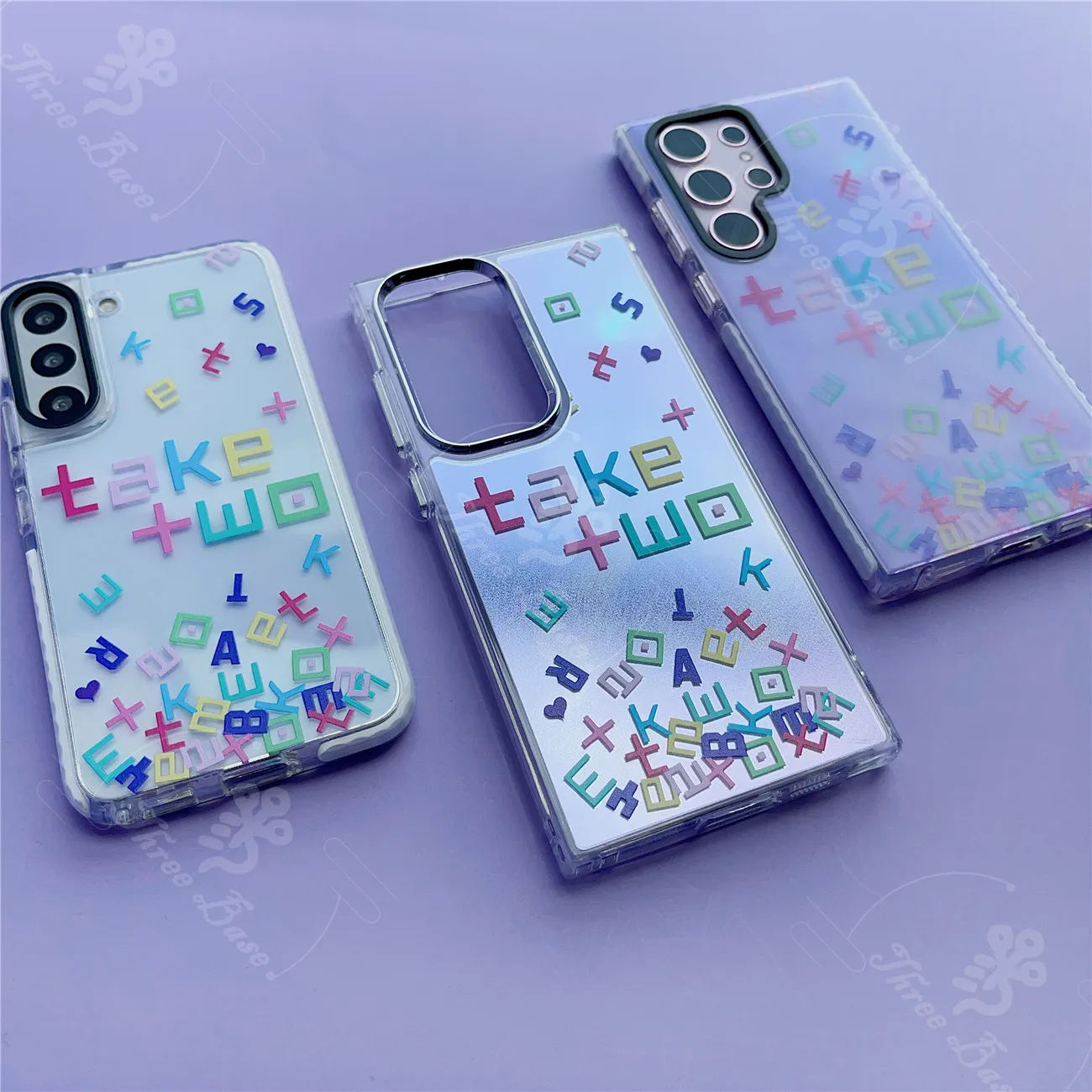 حافظة هاتف KPOP Take Two 613 لهاتف سامسونج جالاكسي S24 FE S24 ULTRA S23 FE S22 + S21FE A35 A55 A54 A06 A05 A16 A15 A14 A23 A24 A25