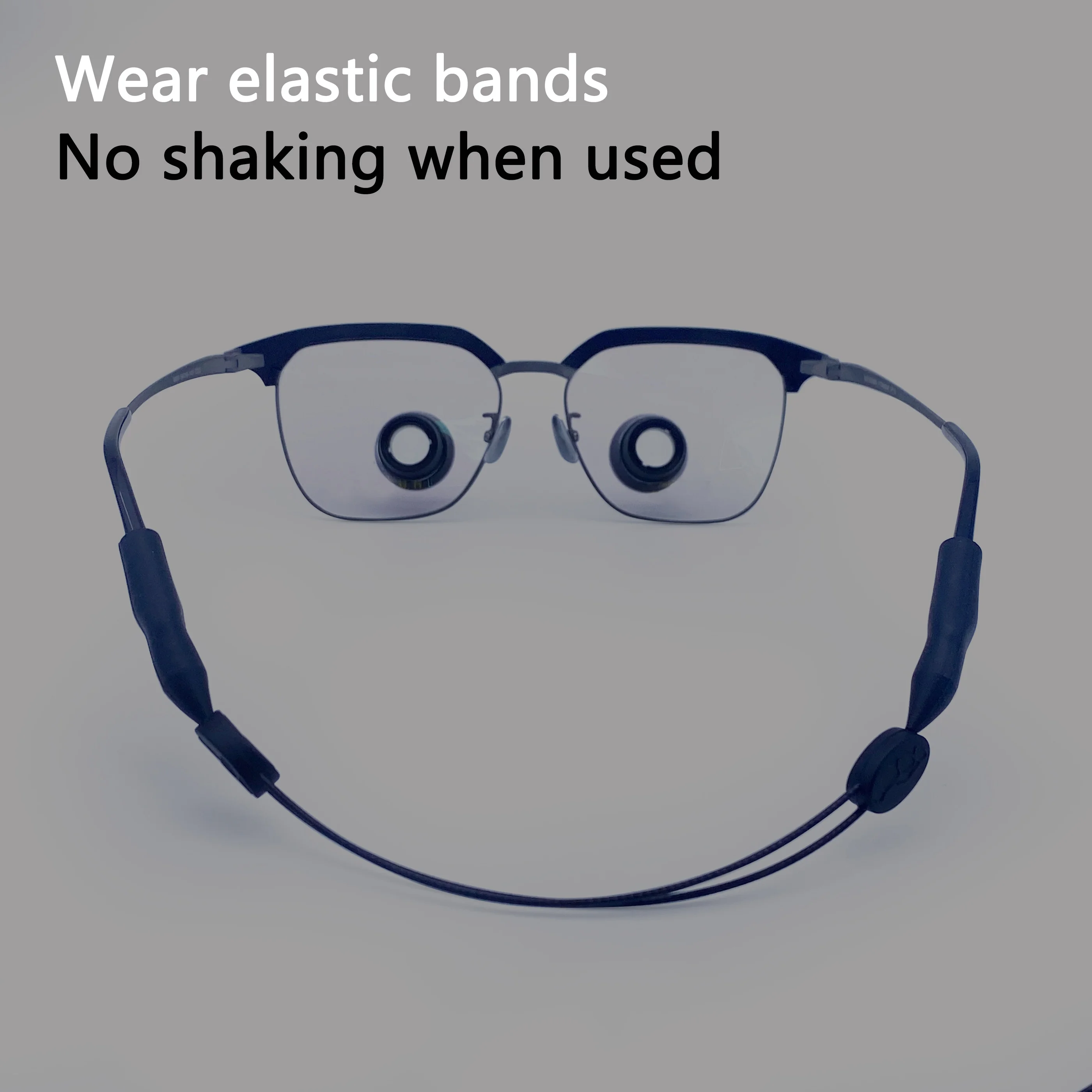 Magnifying Glass Dental Embedded Medical Magnifying Glass, Framed Magnifying Glass, Ultra-light Low-power Magnifying Glass 2.5X