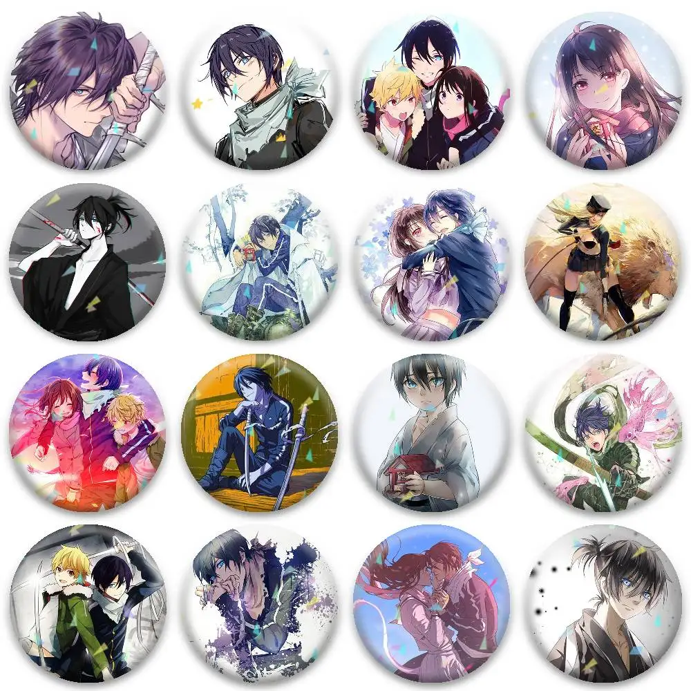

N-Noragami Badges Niche Design Brooch for Backpack Lapel Pins Creative Accessories