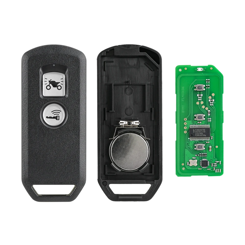 Für Honda Motorräder Roller 2017-2019 Motorrad Keyless Entry 2/3 Taste Remote Lock System Motorrad Remote Key Fob 433MHz