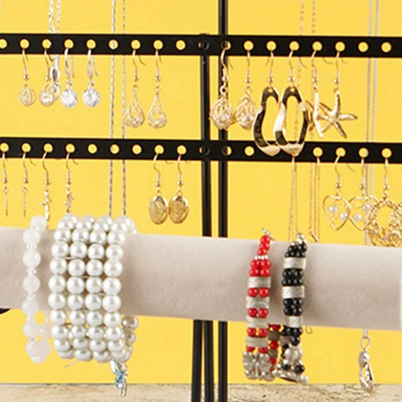 Multi-Functional Jewelry Rack Jewelry Display Racks Earrings Storage Rack Bracelet Necklace Display Rack