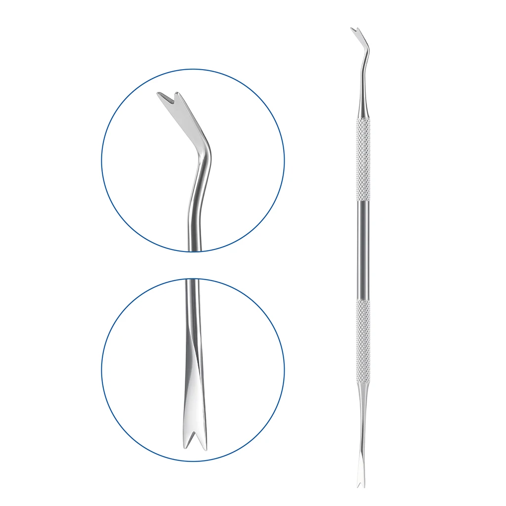 5 Stück AZDENT Dental Kieferorthopädisches Bogendraht-Platzierungswerkzeug Ligatur-Bindehalter Doppelendiges Sterilisations-Zahnarztinstrument – Detail 1