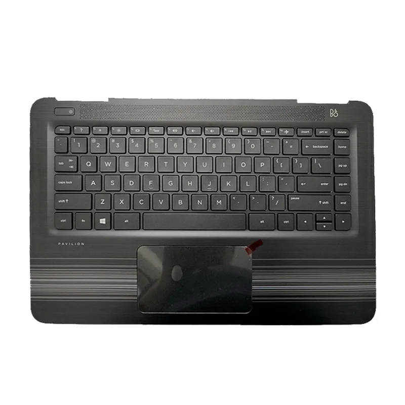 For The New HP Pavilion 14-AL Palm Rest Keyboard US Without backlight/ Bottom Cover Shell