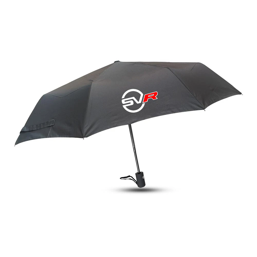 Fully Automatic Compact Folding Fashion Car Logo Umbrella For Land Rover SVR Range Rover Discovery Defender Evopue Accessories