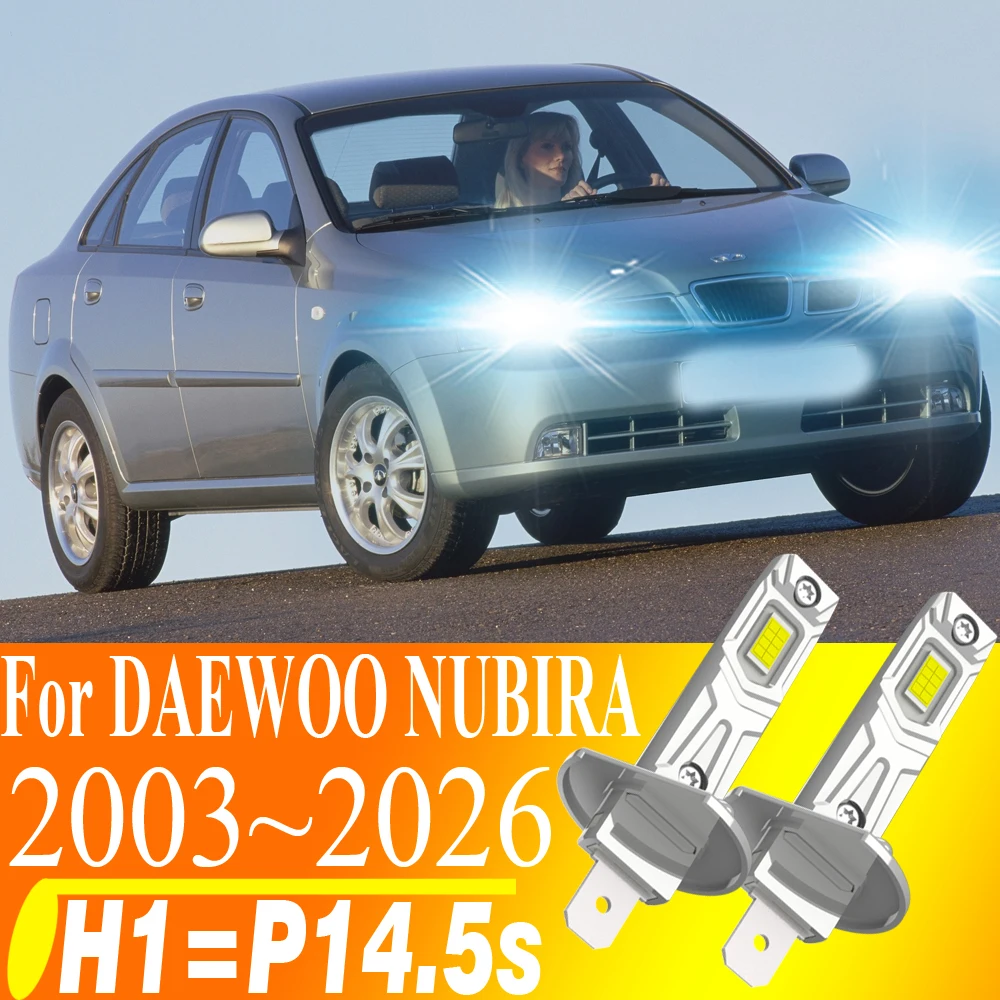 

2pcs H1 P14.5s LED Car Headlight Bulbs 12V White Turbo Auto Diode Fog Lamp High Power Super Bright For HYUNDAI ELANTRA 2000~2006