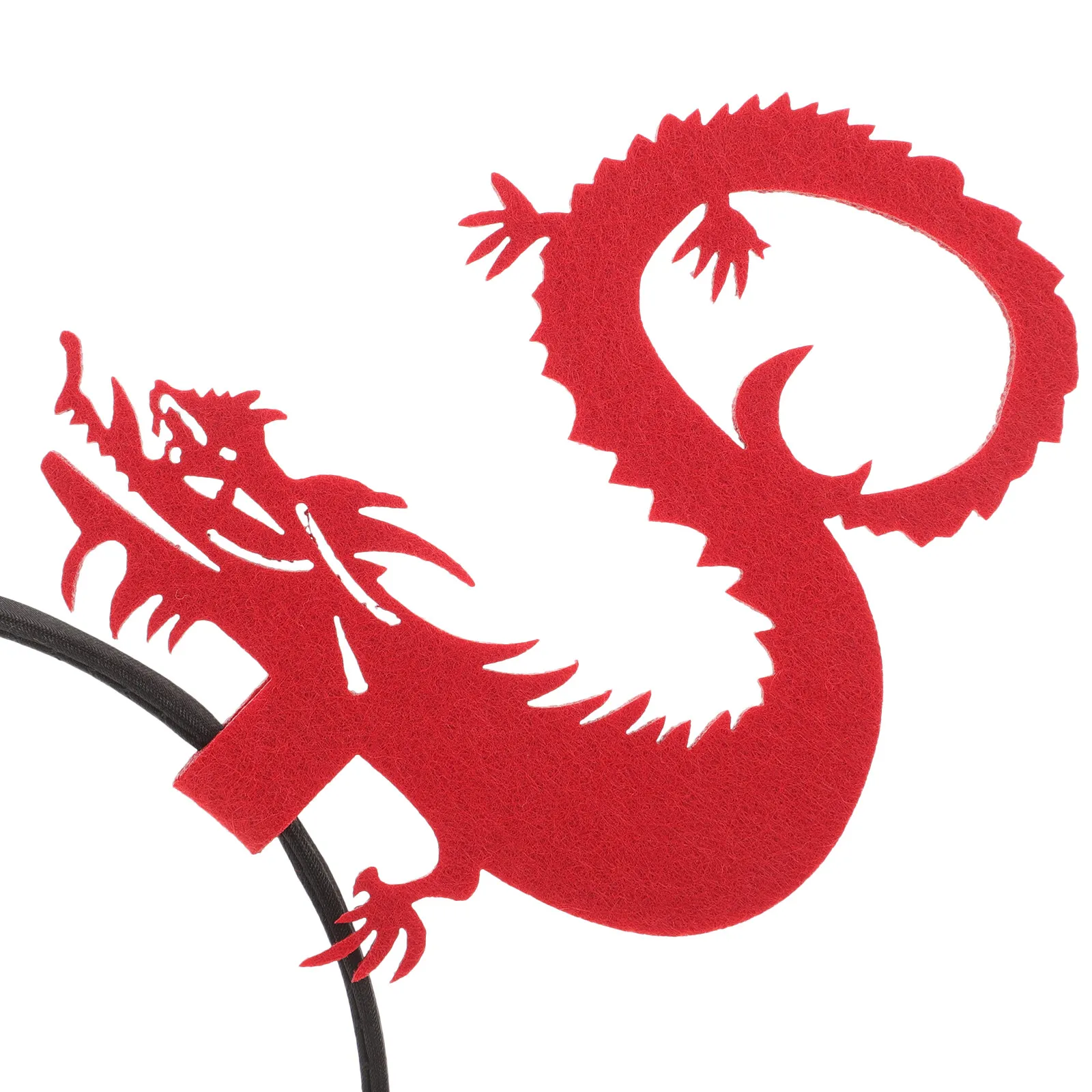 4Pcs Dragon Hairband 2024 New Year Headband Chinese Zodiac Hair Accessory Party Favor Kids Headband Year of Dragon Hairband view 3