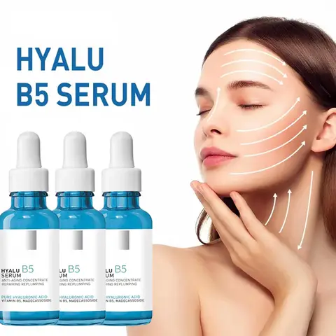 B5 Hyaluronic Acid Serum Facial Anti A-ging W-rinkle Lift Firming Fine Lines Lightening Dark Circle Skin Brightening Hyalu Serum