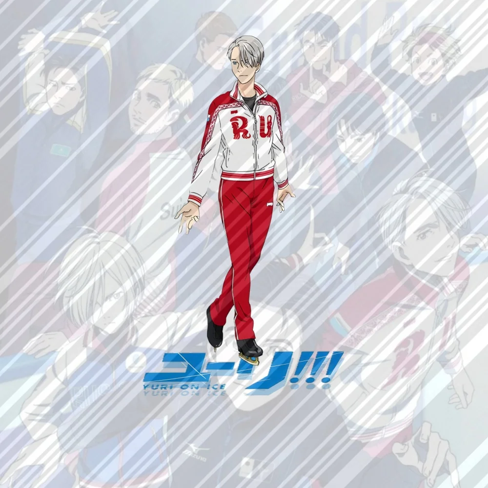 15CM NEW Anime Yuri on Ice Acrylic Stand Model Cosplay Charm Characters Ornament Accessories Goods Collection Christmas Gifts view 5