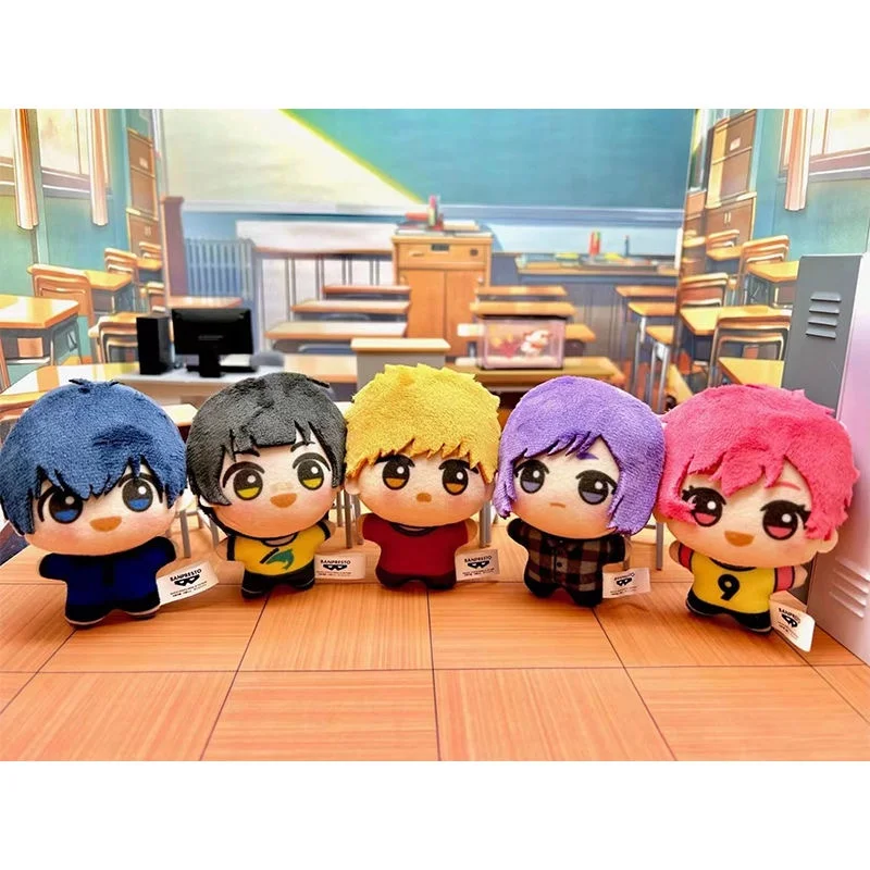 

Аутентичный Bandai Blue Lock плюшевый кулон брелок аниме периферийные устройства Isagi Yoichi Nagi Seishiro Mikage Reo Rin Itoshi Itoshi Sae