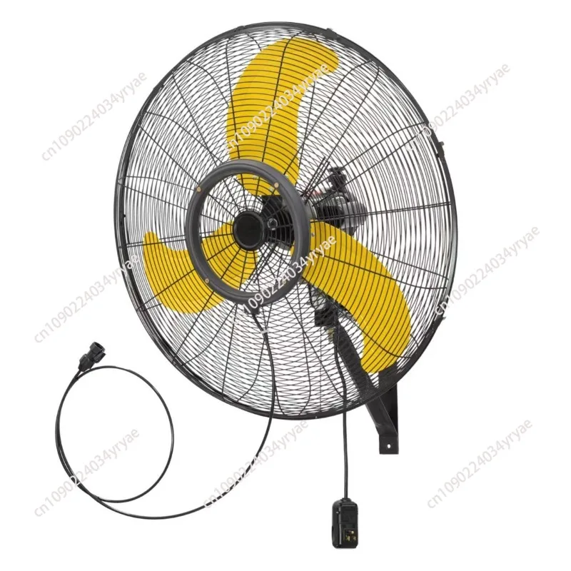 

Atomized Outdoor Oscillating Windproof Wall Mounted Fan, 3-speed High-speed Powerful Wall Mounted Fan
