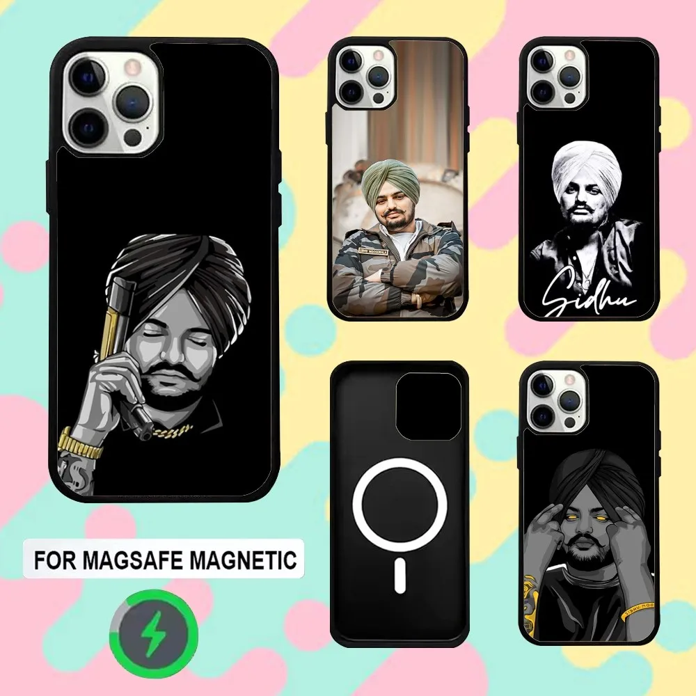 

Rapper S-Sidhu Moose Wala Phone Case For iPhone 16e,16,15,14,13,12,11,Plus,Pro,Max,Mini Magsafe Magnetic Wireless Charging
