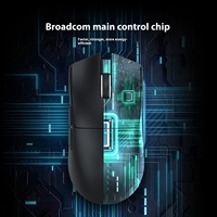 Attack Shark X11 Wireless Gaming Mouse with Charging Dock 3-Mode Bluetooth Esports Compatible Paw3311 Sensor for Computer Office
