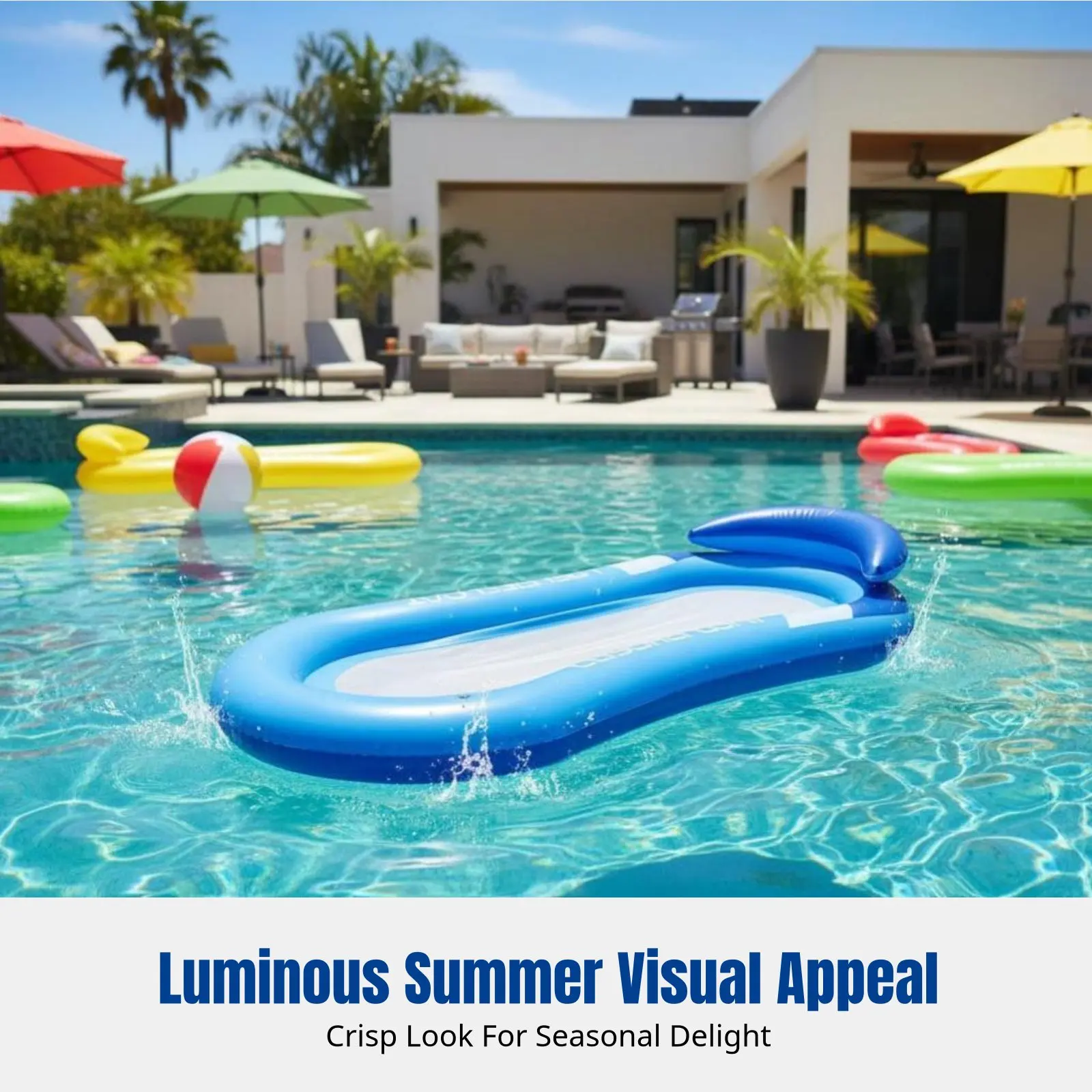 

Надувной шезлонг-плот для воды, сетчатое кресло-лежак, плавающий матрас для взрослых, легкий ПВХ, летний, в различных цветах