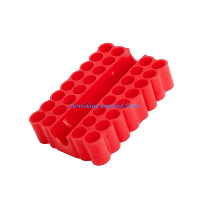 Y5GD 32 ثقوب بت حامل عرافة عرقوب دفعة رئيس عرقوب تخزين مفك الحفر المنظم مرونة عالية صندوق مطاطي PVC #5