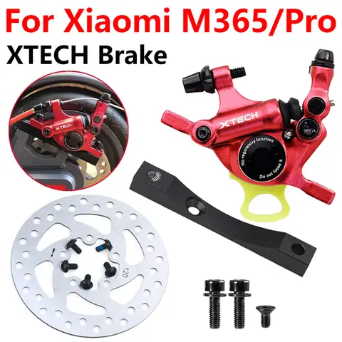 XTECH HB100 Line Pulling Hydraulic Brake For Xiaomi M365/Pro 1S Pro 2 Electric Scooter Hydraulic Brakes Disc Piston Parts