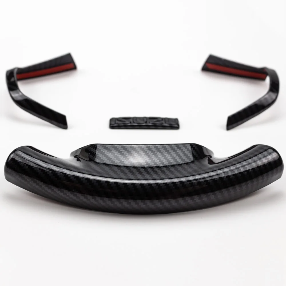 

3pcs 4pcs Carbon Fiber Color Steering Wheel Trim Decorative Cover for ISUZU D-MAX MU-X 2012-2019